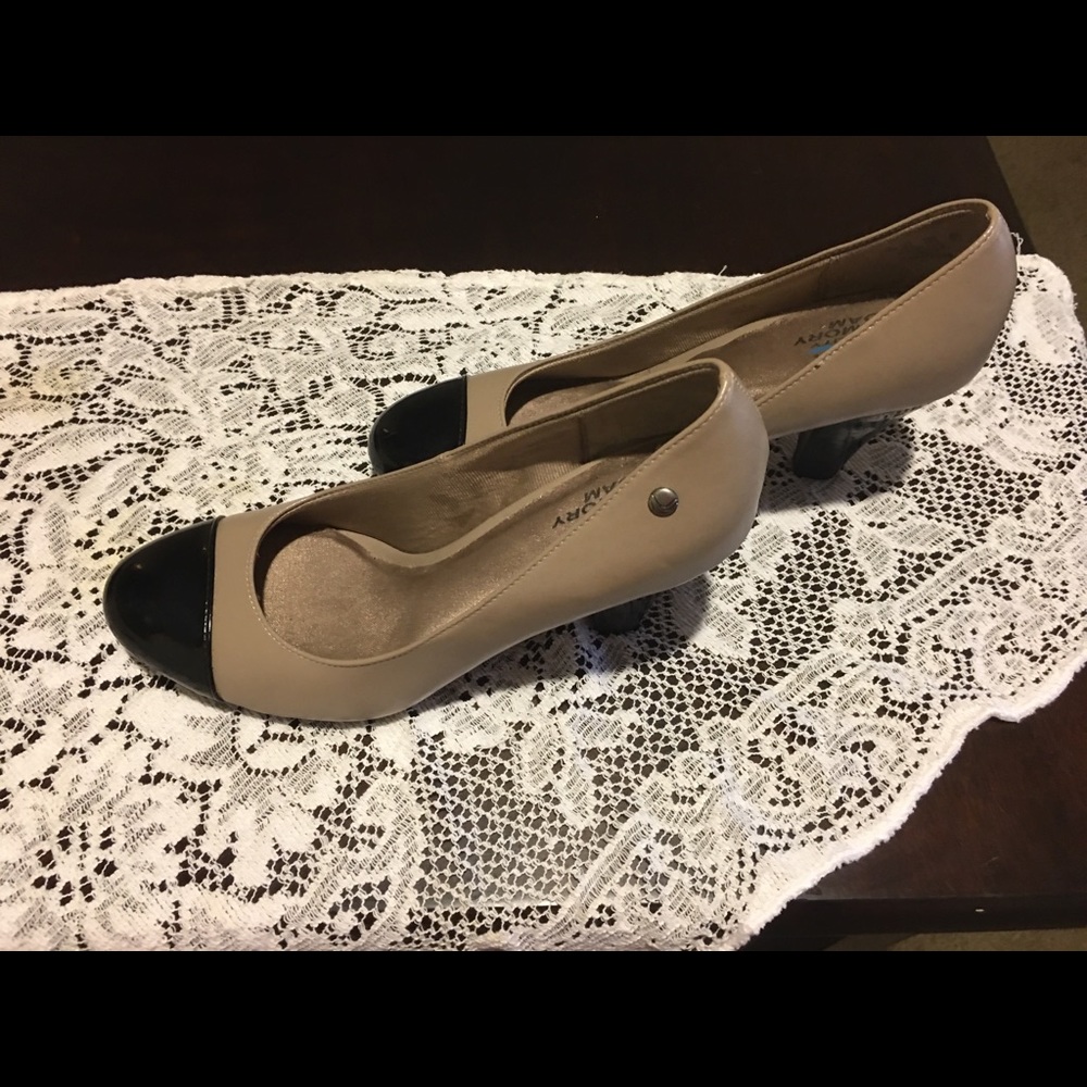 Tan & Black Shoes